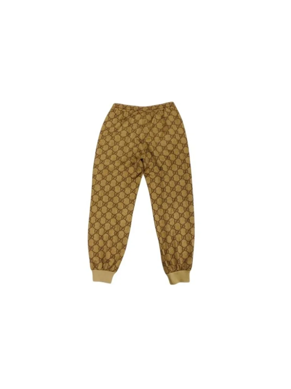 Gucci Pants GG Supreme Jogger Beige Brown XS